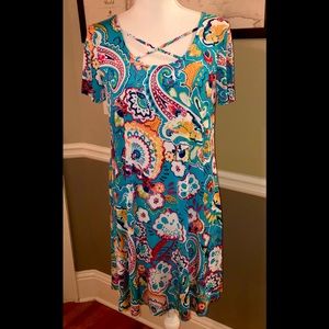 HONEYME SZ S PAISLEY MAXI DRESS